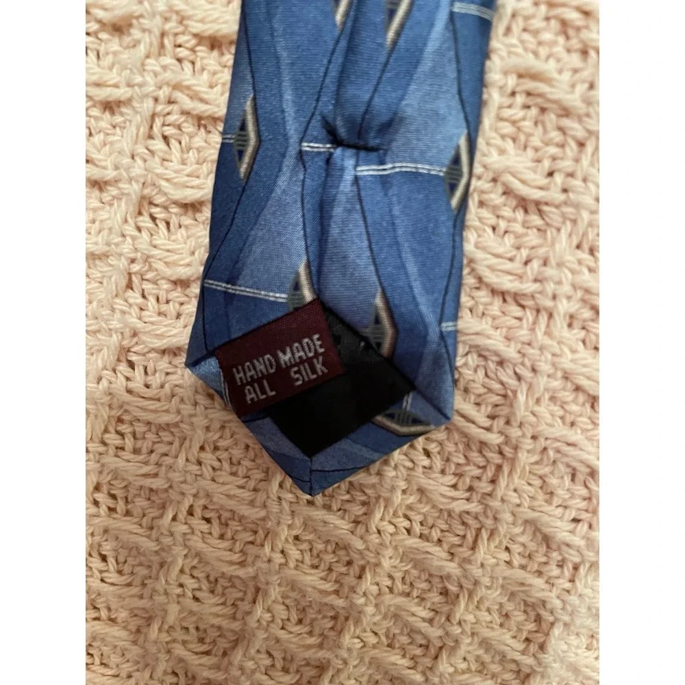 Umberto Bossi patterned blue tie